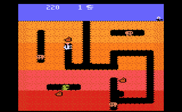 Dig Dug (1983) (Atari) Screenshot 1